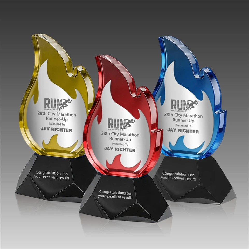 Crystal Flame Award high quality